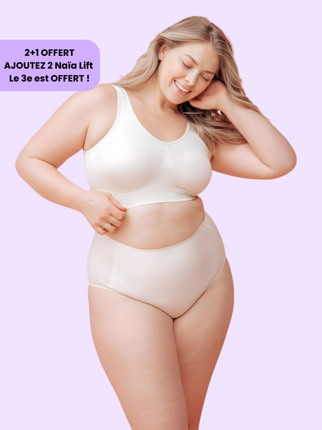Soutien-gorge Naïa Lift - Poitrine rehaussée, zéro douleur